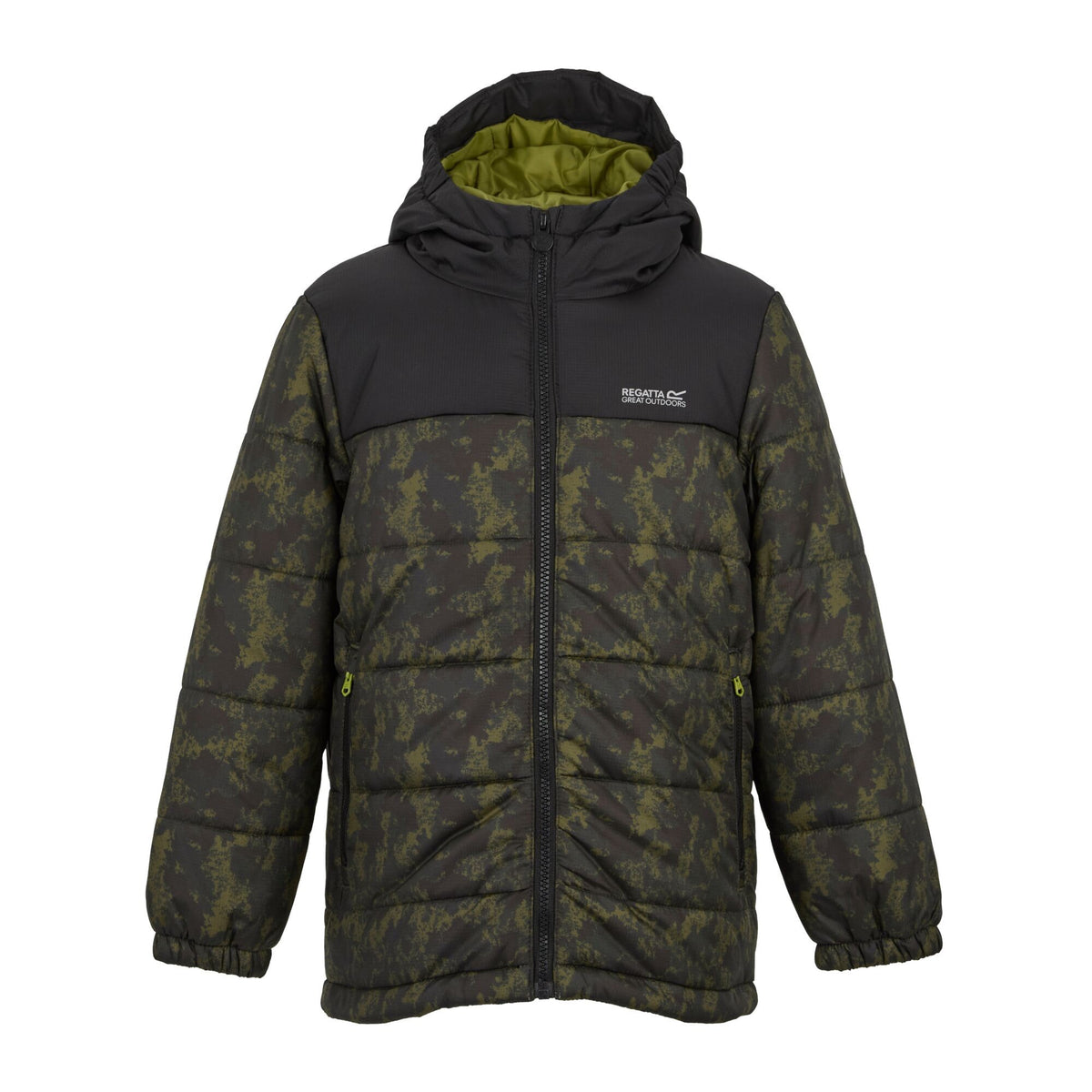 Black - Front - Regatta Childrens-Kids Lofthouse Padded Jacket