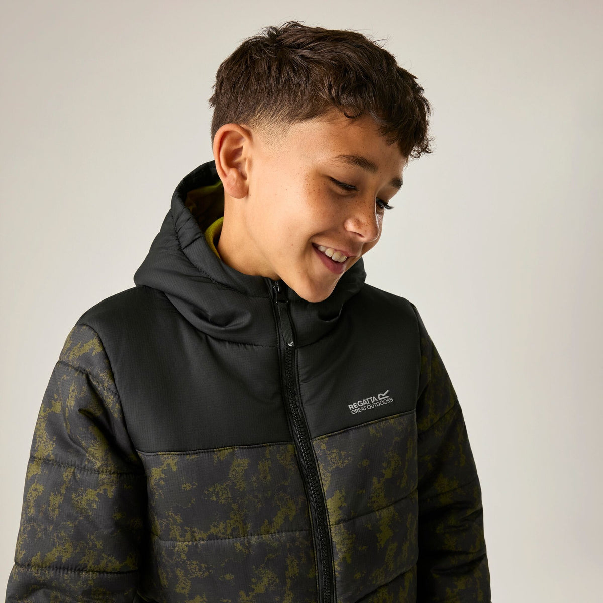 Black - Lifestyle - Regatta Childrens-Kids Lofthouse Padded Jacket