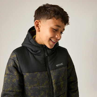 Black - Lifestyle - Regatta Childrens-Kids Lofthouse Padded Jacket