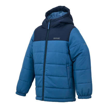 Aviator Blue-Olympian Blue - Side - Regatta Childrens-Kids Lofthouse Padded Jacket