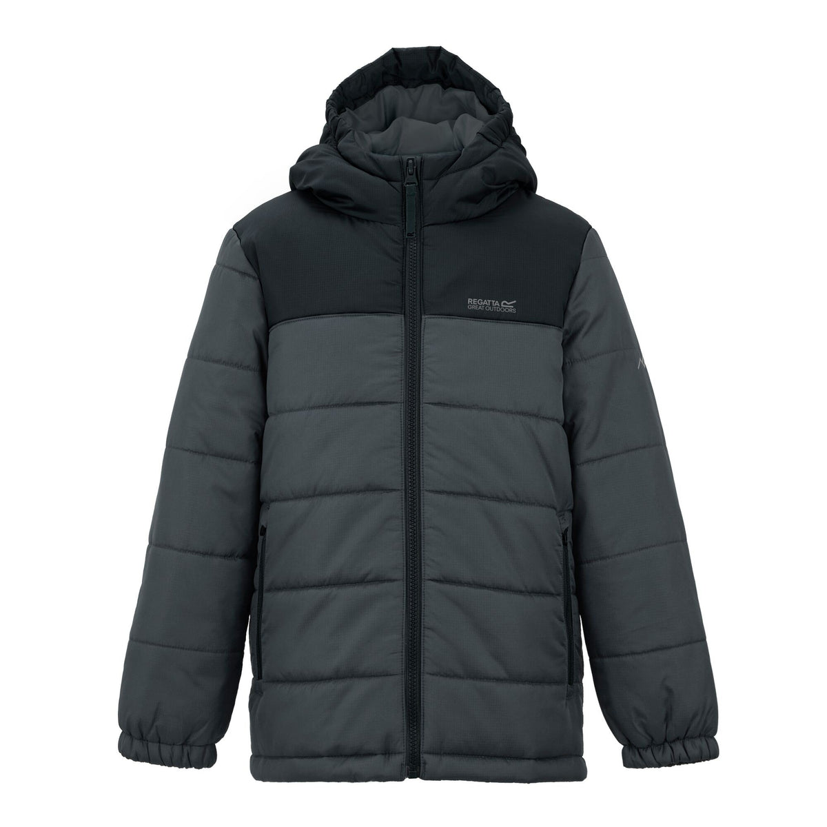 Black-Seal Grey - Front - Regatta Childrens-Kids Lofthouse Padded Jacket
