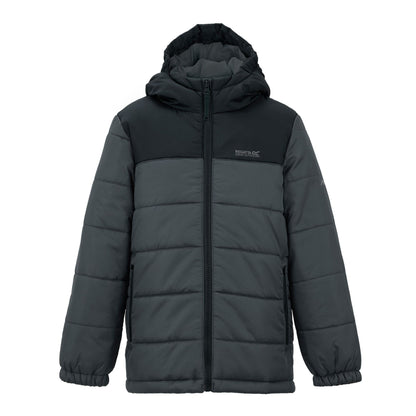 Black-Seal Grey - Front - Regatta Childrens-Kids Lofthouse Padded Jacket