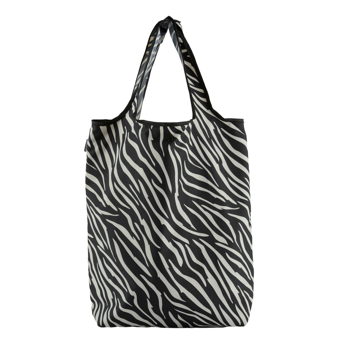 Black-Light Vanilla - Back - Regatta Zebra Print Packaway Shopper Bag