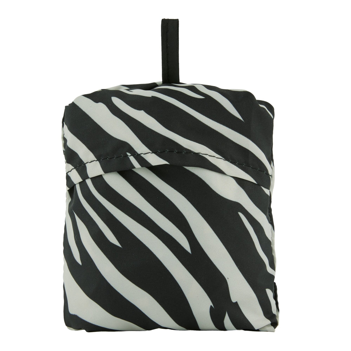 Black-Light Vanilla - Side - Regatta Zebra Print Packaway Shopper Bag