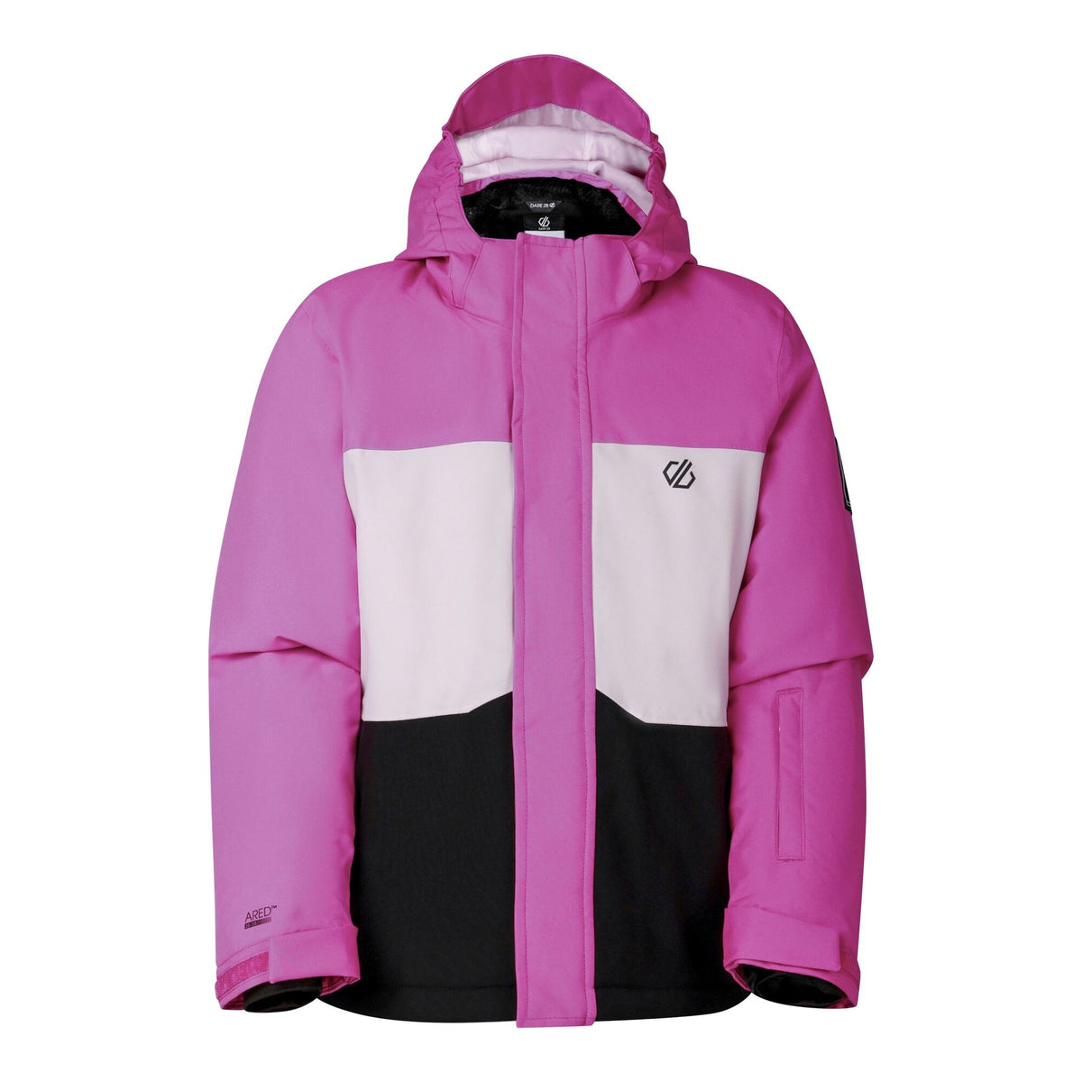 Extreme Pink - Front - Dare 2B Childrens-Kids Send It II Ski Jacket