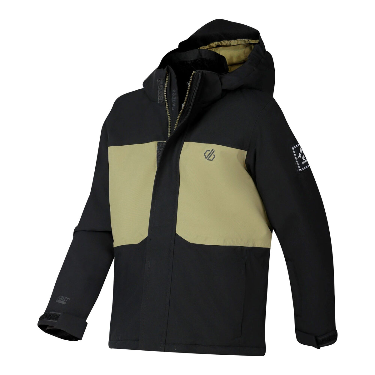 Martini Olive - Side - Dare 2B Childrens-Kids Send It II Ski Jacket