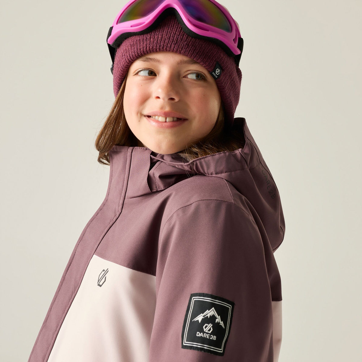 Huckleberry - Pack Shot - Dare 2B Childrens-Kids Send It II Ski Jacket