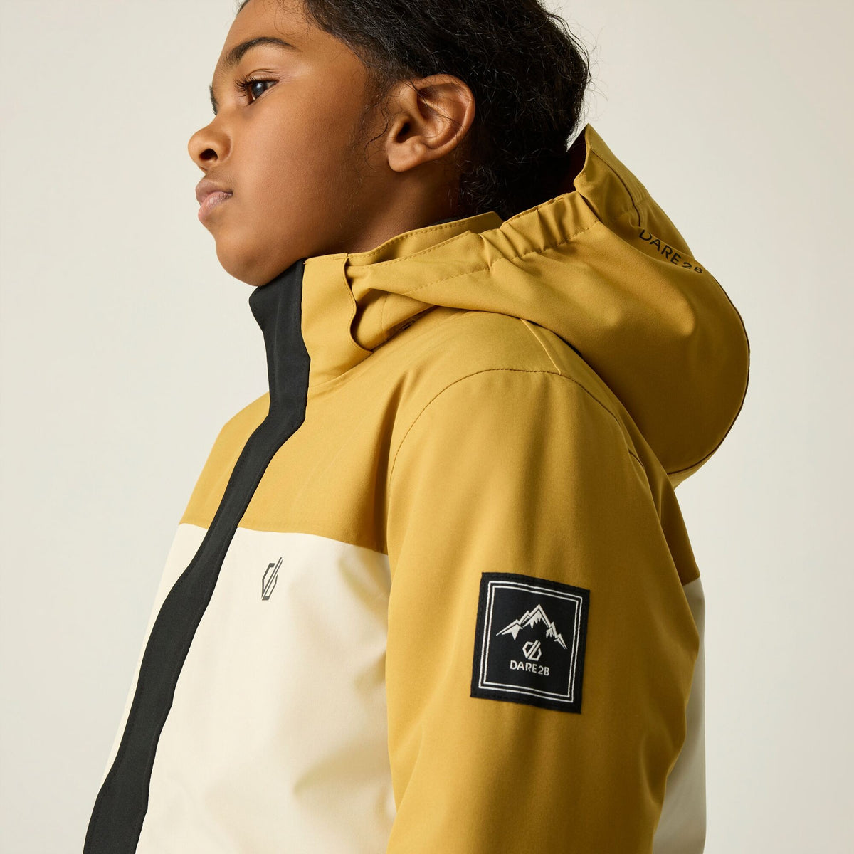 Wood Brown - Lifestyle - Dare 2B Childrens-Kids Send It II Ski Jacket