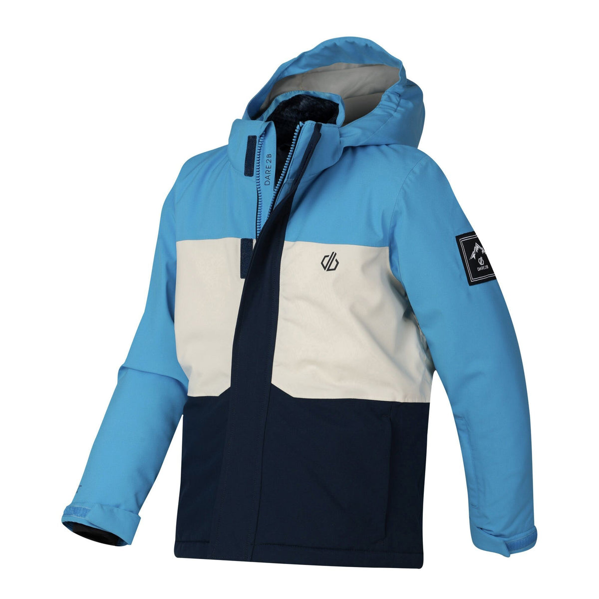 Elysium Blue - Side - Dare 2B Childrens-Kids Send It II Ski Jacket