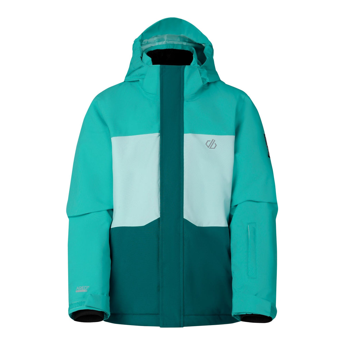 Turquoise - Front - Dare 2B Childrens-Kids Send It II Ski Jacket