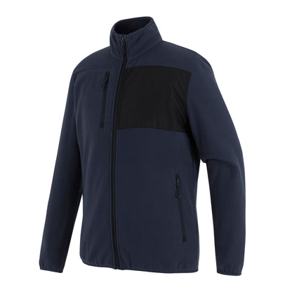 Navy-Black - Side - Regatta Mens Active Microfleece Printable Jacket