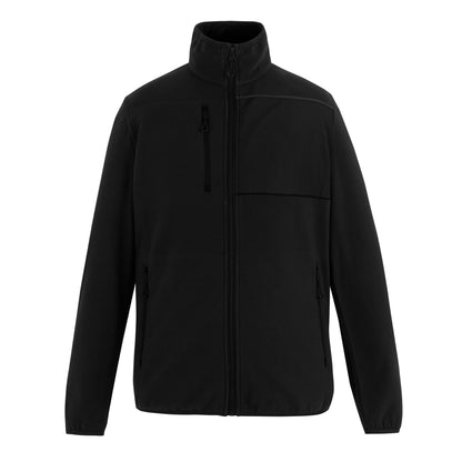 Black - Front - Regatta Mens Active Microfleece Printable Jacket