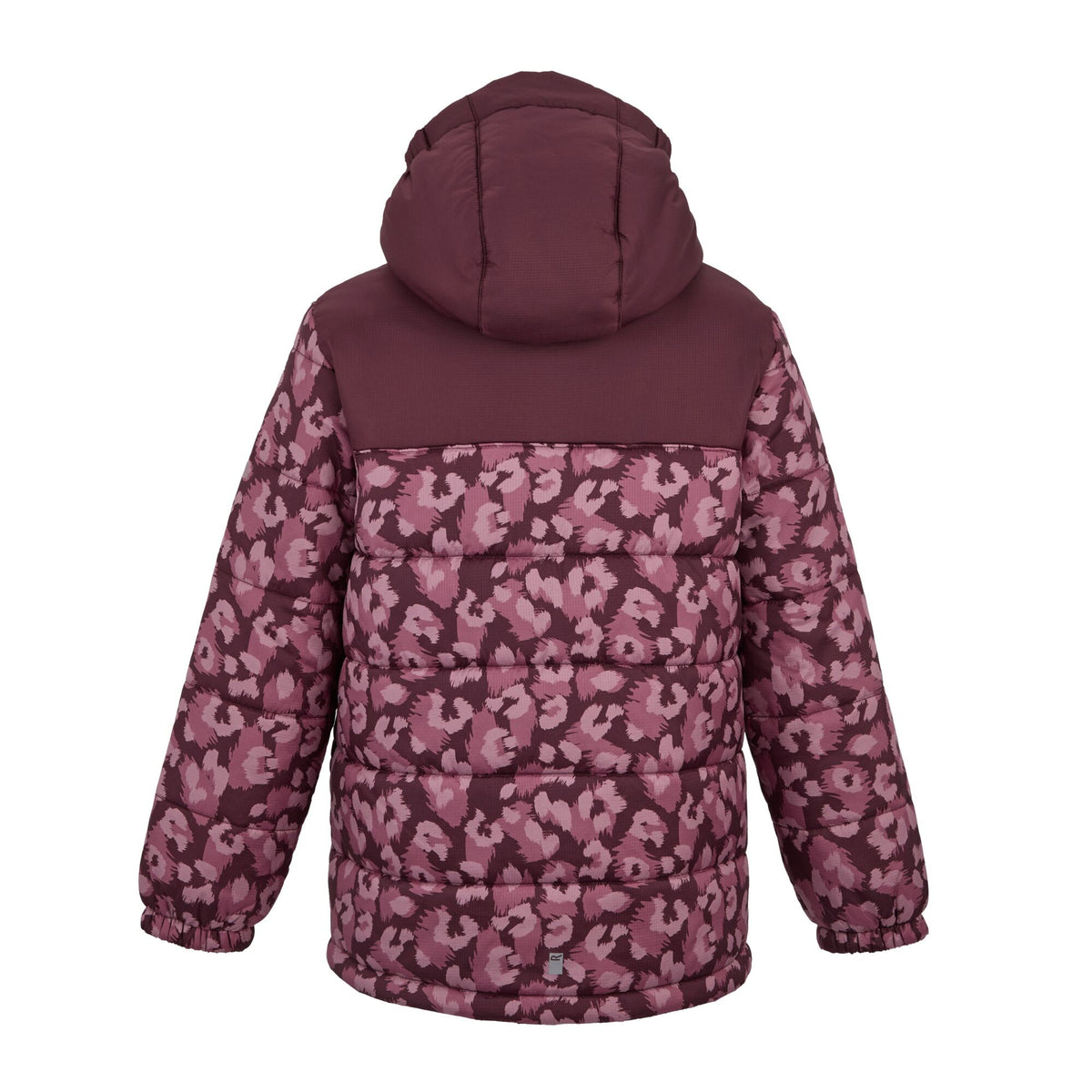 Fig-Violet - Back - Regatta Childrens-Kids Lofthouse Leopard Print Padded Jacket