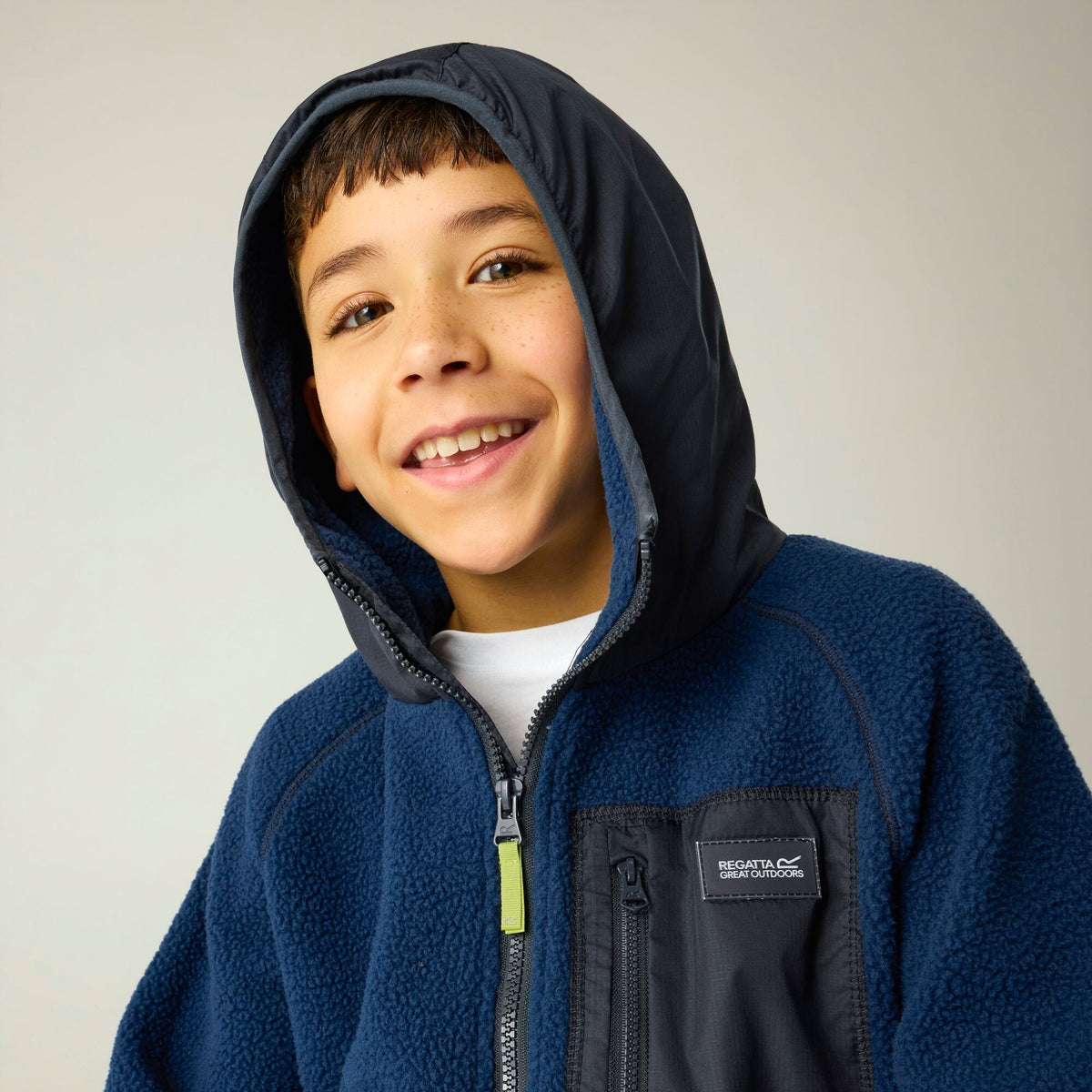 Aviator Blue-Navy - Lifestyle - Regatta Childrens-Kids Munro Hybrid Jacket