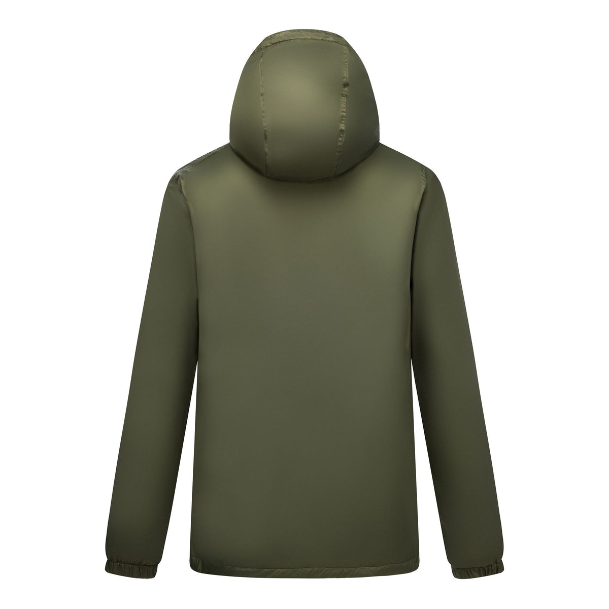 Dark Khaki - Back - Regatta Mens Kybre Fleece Lined Jacket