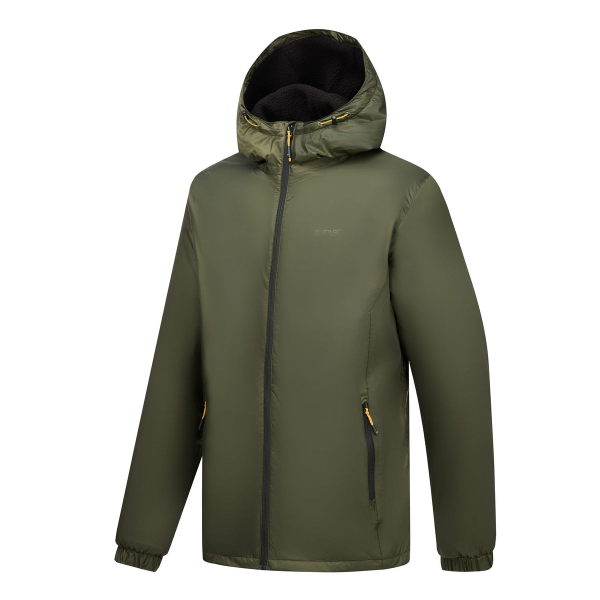 Dark Khaki - Side - Regatta Mens Kybre Fleece Lined Jacket