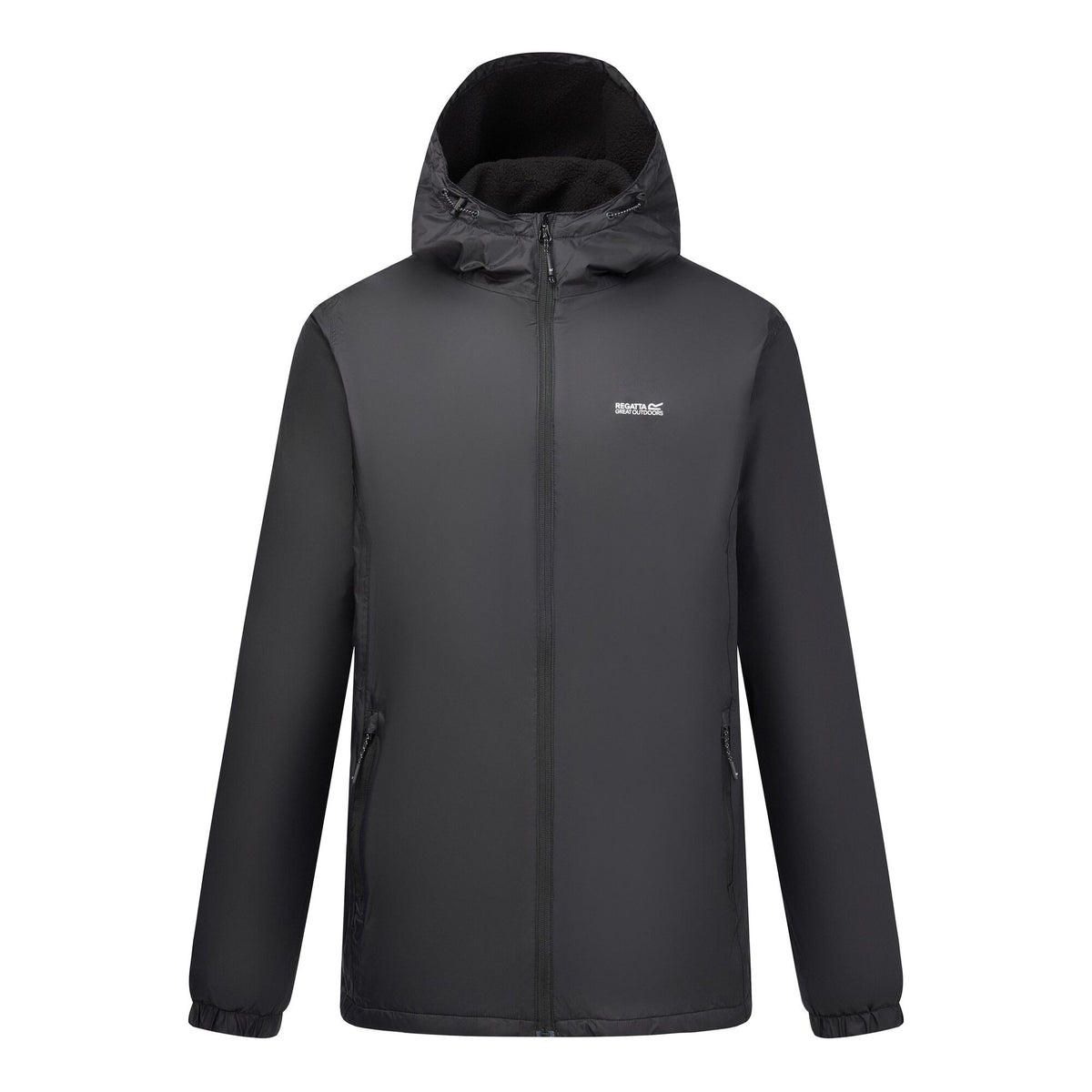 Ash - Front - Regatta Mens Kybre Fleece Lined Jacket
