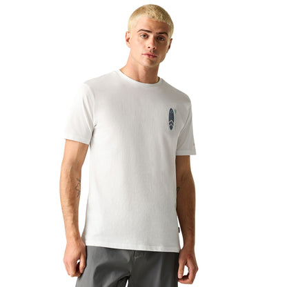 White - Front - Dare 2B Mens Movement III Surfboard T-Shirt