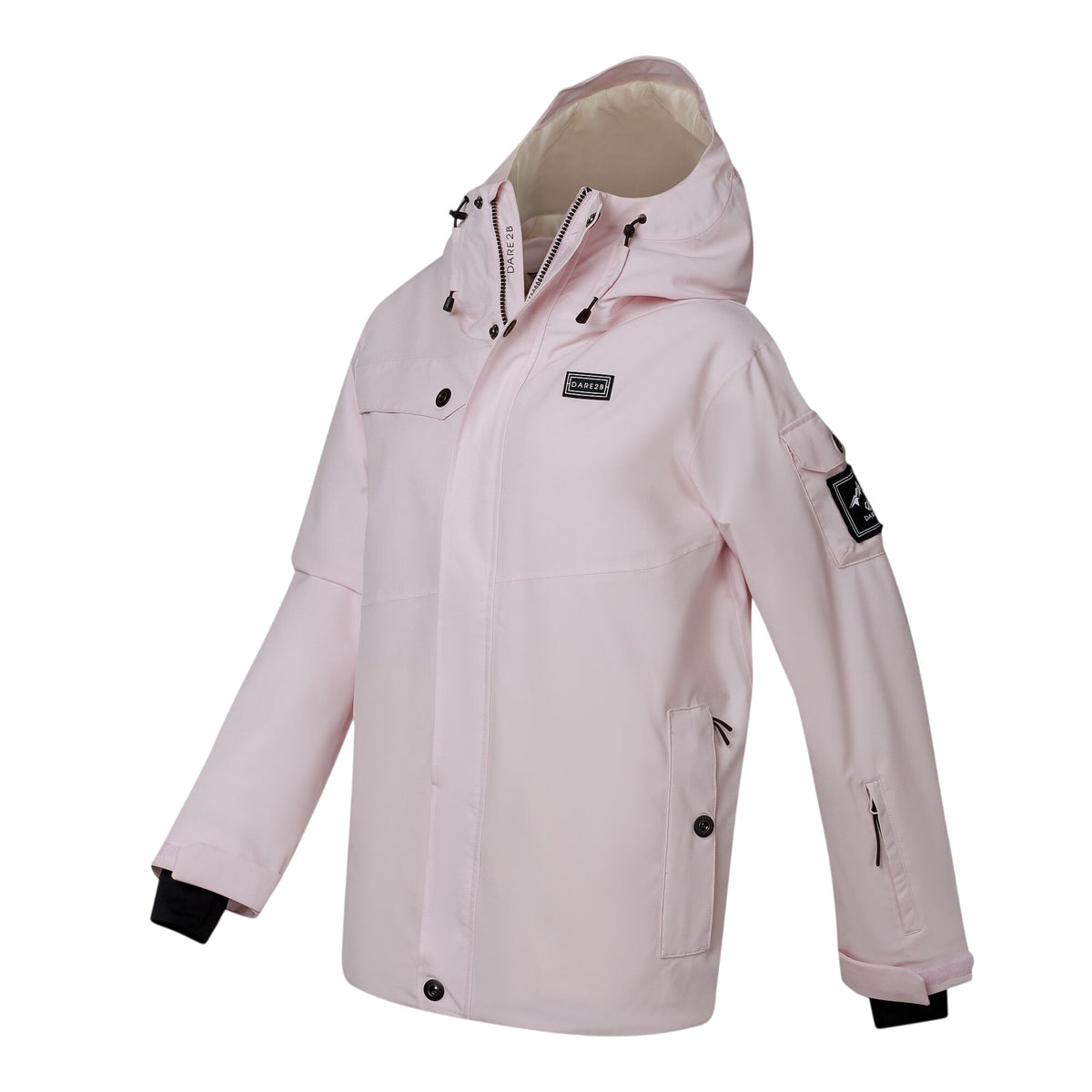 Pink Haze - Side - Dare 2B Womens-Ladies Ski Life II Waterproof Jacket