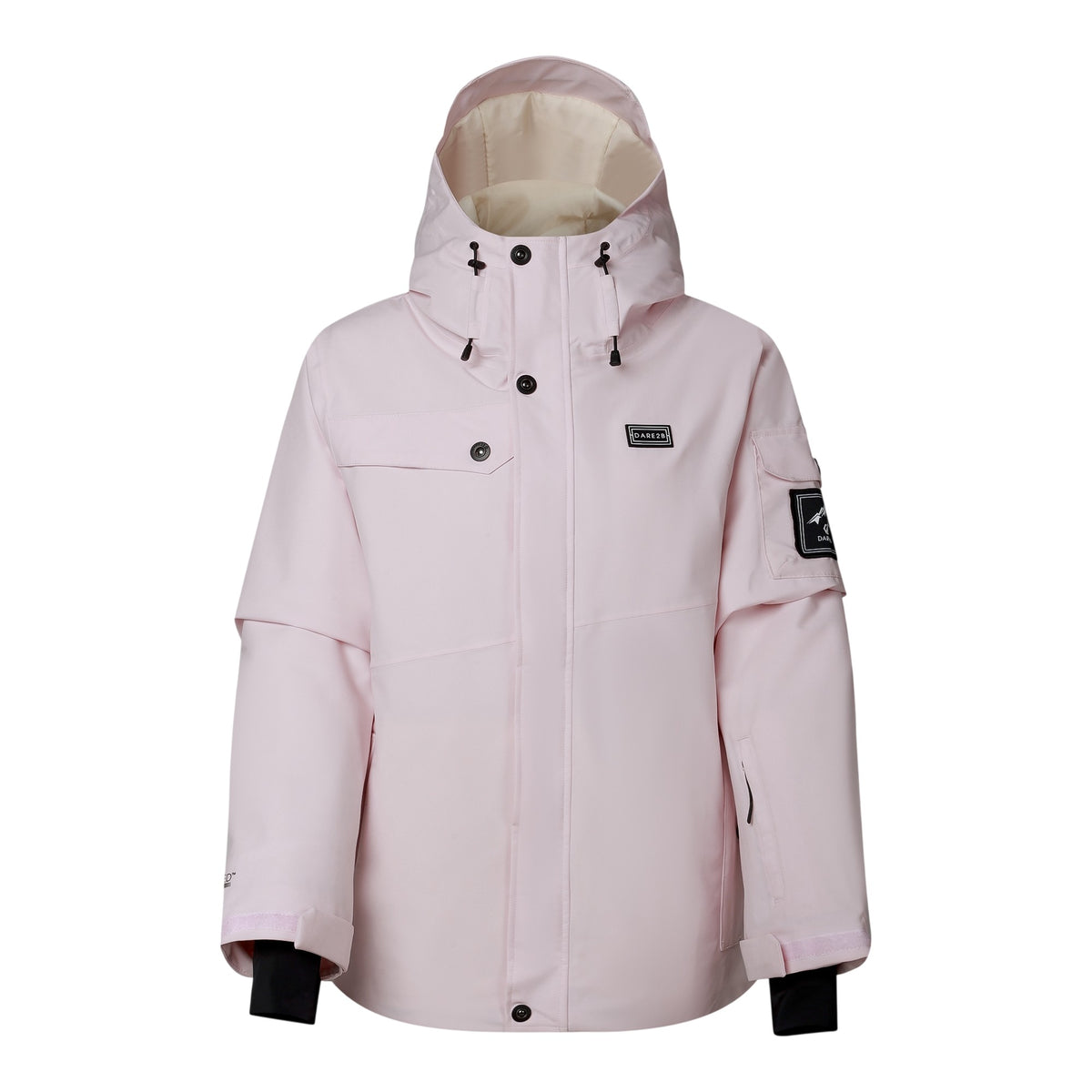 Pink Haze - Front - Dare 2B Womens-Ladies Ski Life II Waterproof Jacket
