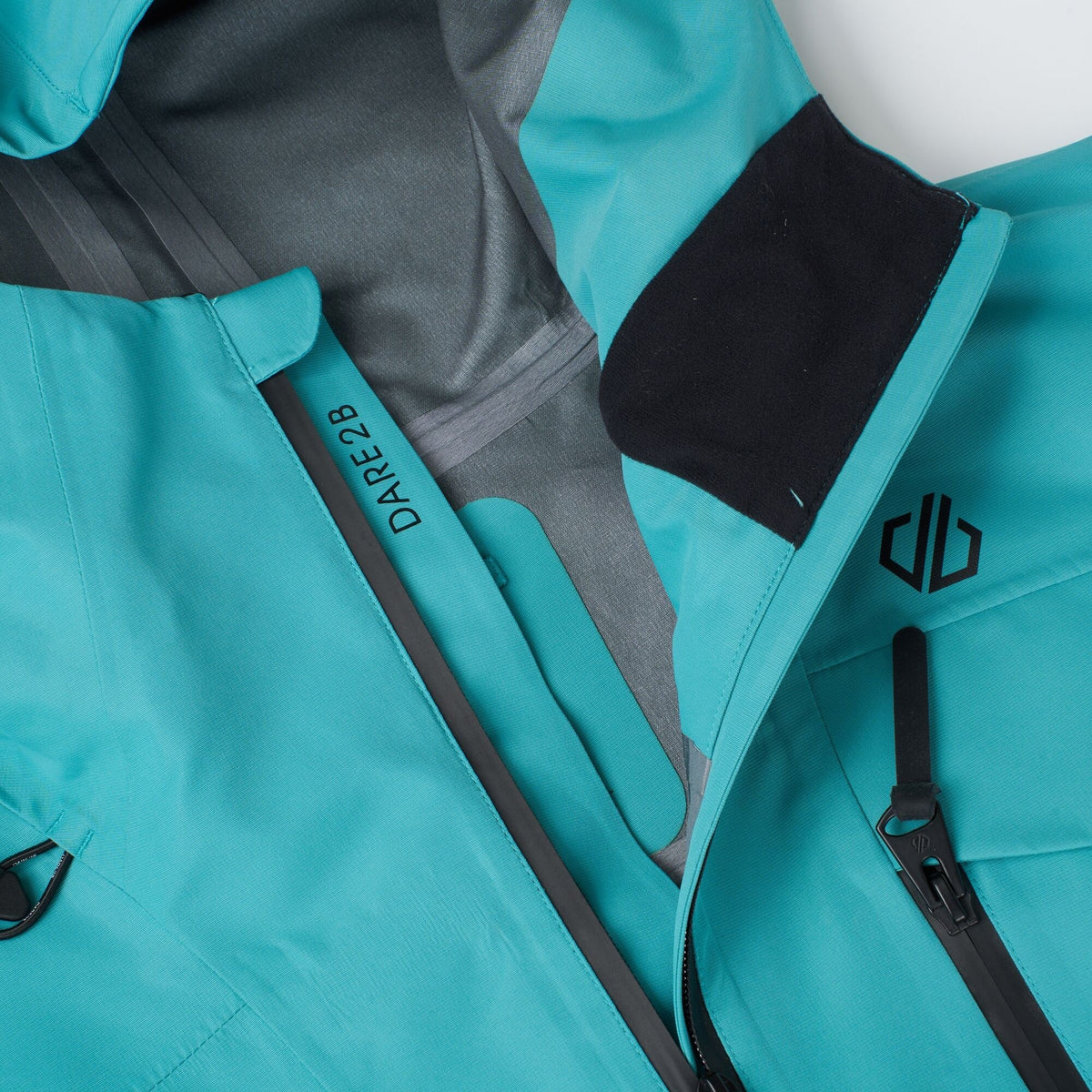 Teal - Pack Shot - Dare 2B Mens Altitude Guard 3 Layer Membrane Ski Jacket