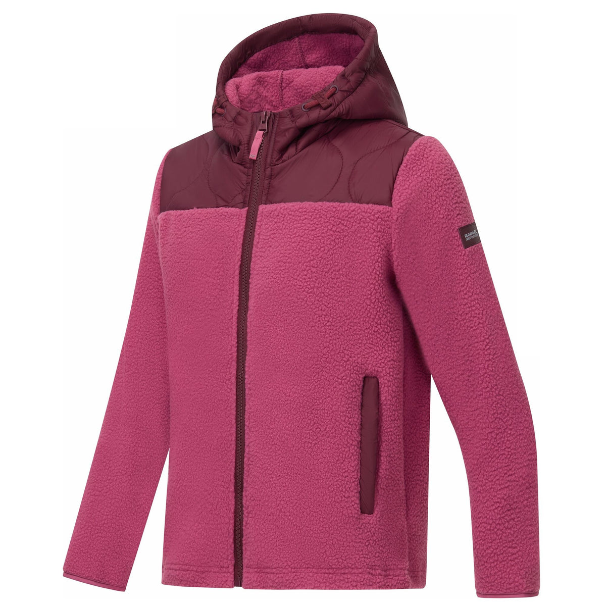 Fig-Violet - Side - Regatta Childrens-Kids Myla Hybrid Jacket