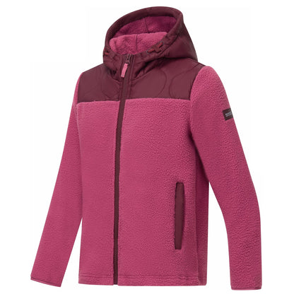 Fig-Violet - Side - Regatta Childrens-Kids Myla Hybrid Jacket