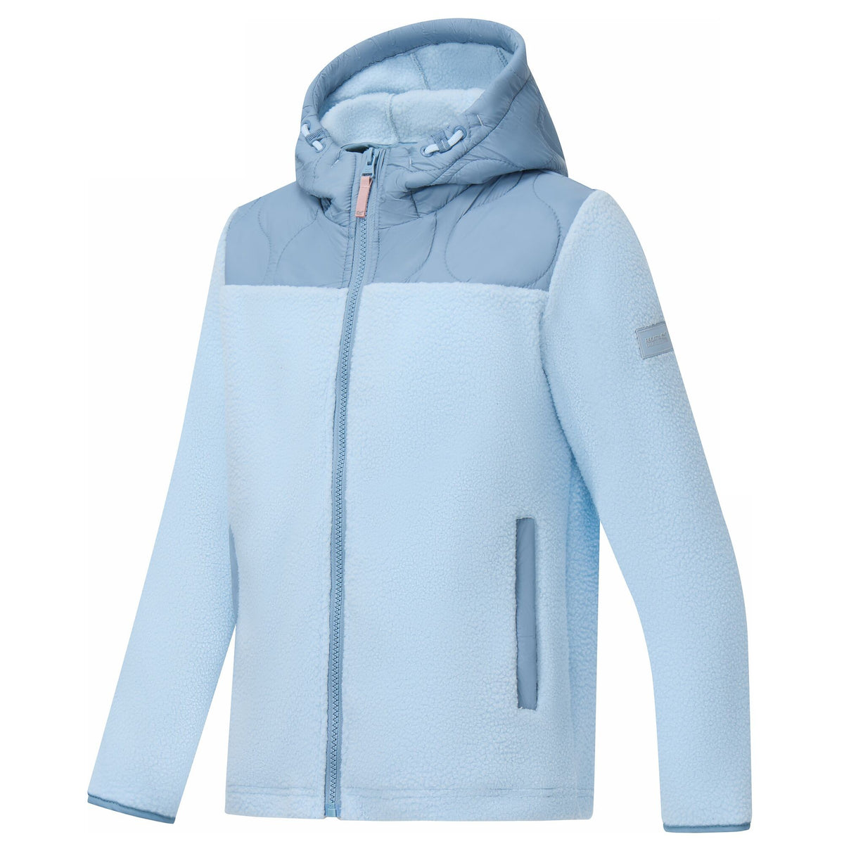 Dusky Blue-Skyway - Side - Regatta Childrens-Kids Myla Hybrid Jacket