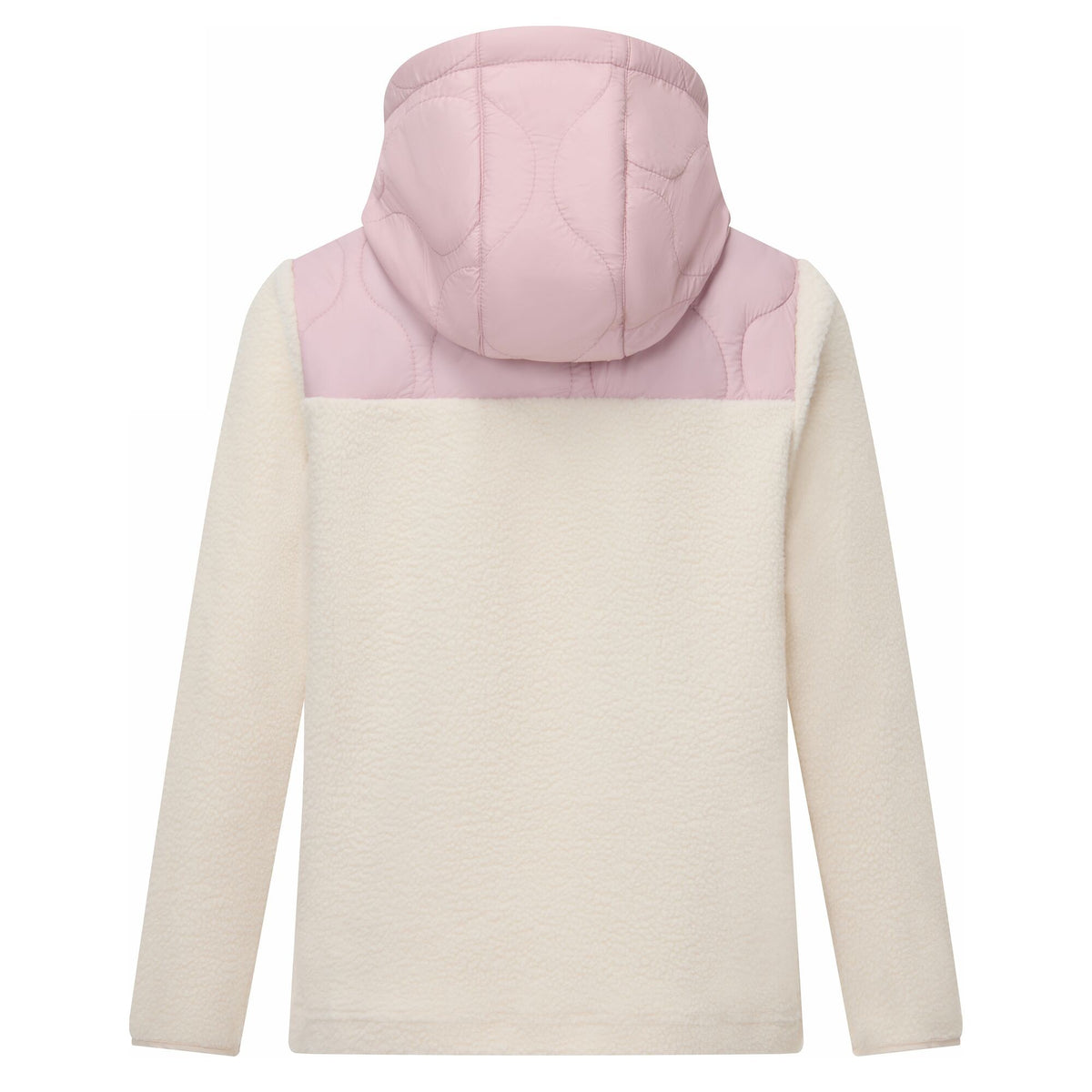 Powder Lilac-Light Vanilla - Back - Regatta Childrens-Kids Myla Hybrid Jacket