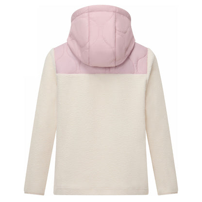 Powder Lilac-Light Vanilla - Back - Regatta Childrens-Kids Myla Hybrid Jacket