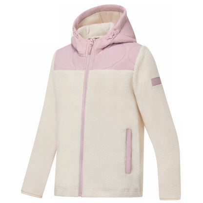 Powder Lilac-Light Vanilla - Side - Regatta Childrens-Kids Myla Hybrid Jacket