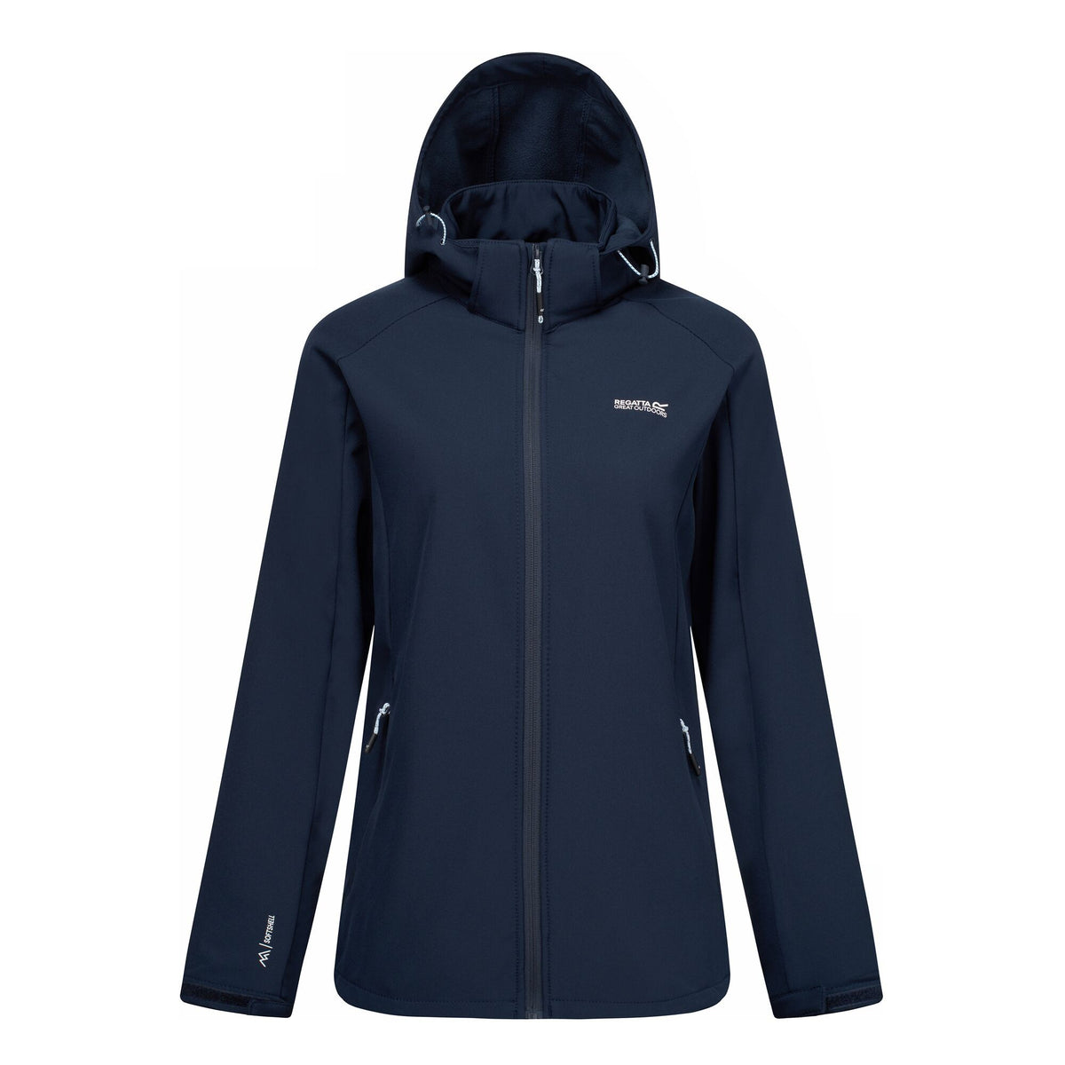 Navy - Front - Regatta Womens-Ladies Deyana Softshell Jacket