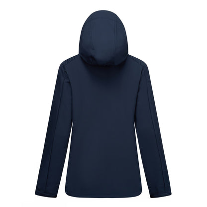 Navy - Back - Regatta Womens-Ladies Deyana Softshell Jacket