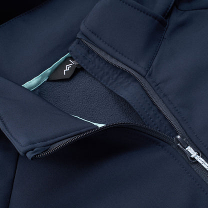 Navy - Pack Shot - Regatta Womens-Ladies Deyana Softshell Jacket