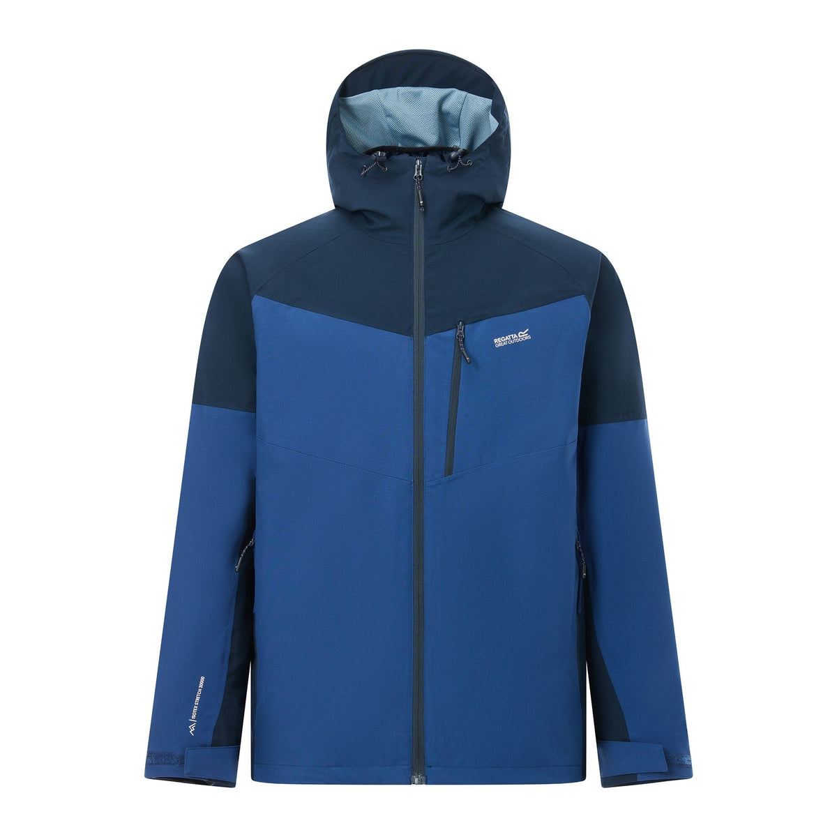 Aviator Blue-Navy - Front - Regatta Mens Wentwood 3 in 1 Jacket