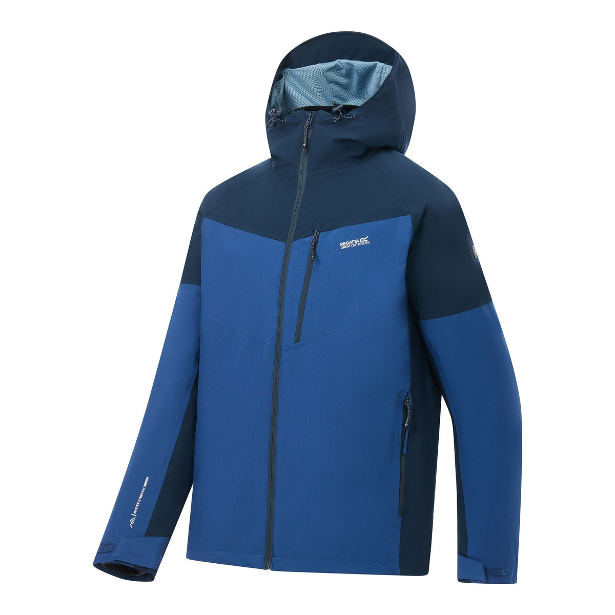 Aviator Blue-Navy - Side - Regatta Mens Wentwood 3 in 1 Jacket