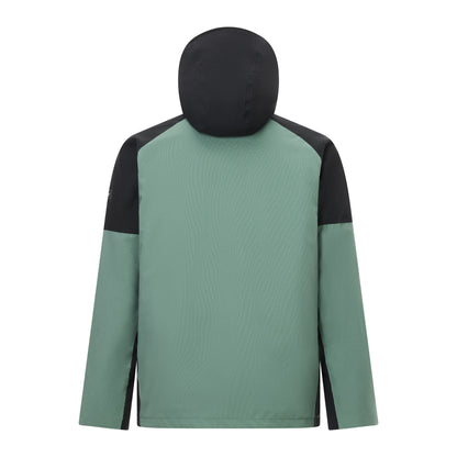 Dark Forest Green-Black - Back - Regatta Mens Wentwood 3 in 1 Jacket