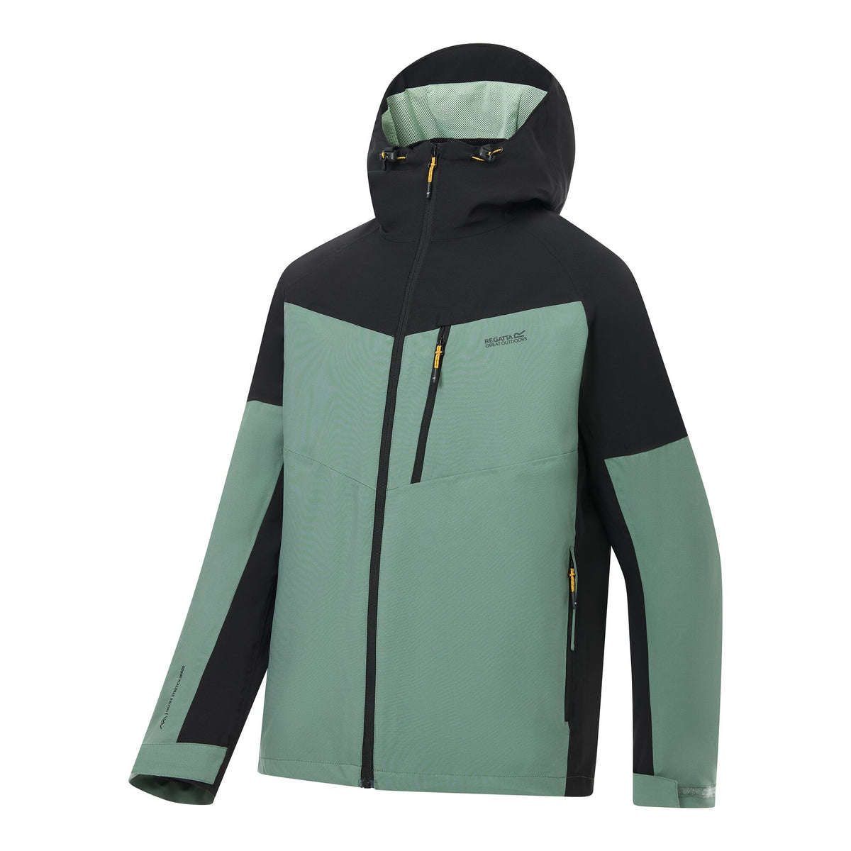 Dark Forest Green-Black - Side - Regatta Mens Wentwood 3 in 1 Jacket