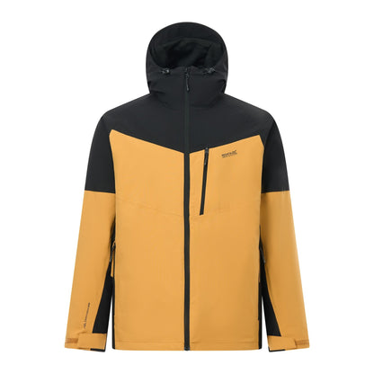 Wood Brown-Black - Front - Regatta Mens Wentwood 3 in 1 Jacket