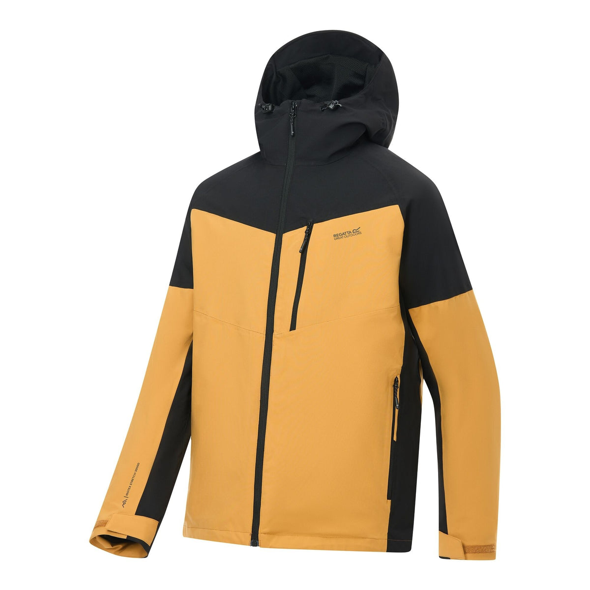 Wood Brown-Black - Side - Regatta Mens Wentwood 3 in 1 Jacket