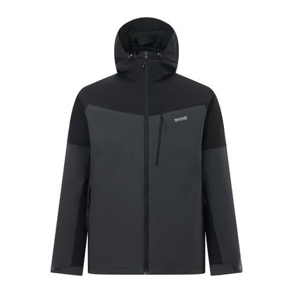 Ash-Black - Front - Regatta Mens Wentwood 3 in 1 Jacket