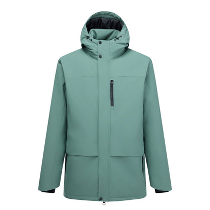 Dark Forest Green - Front - Regatta Mens Baylon Waterproof Insulated Jacket