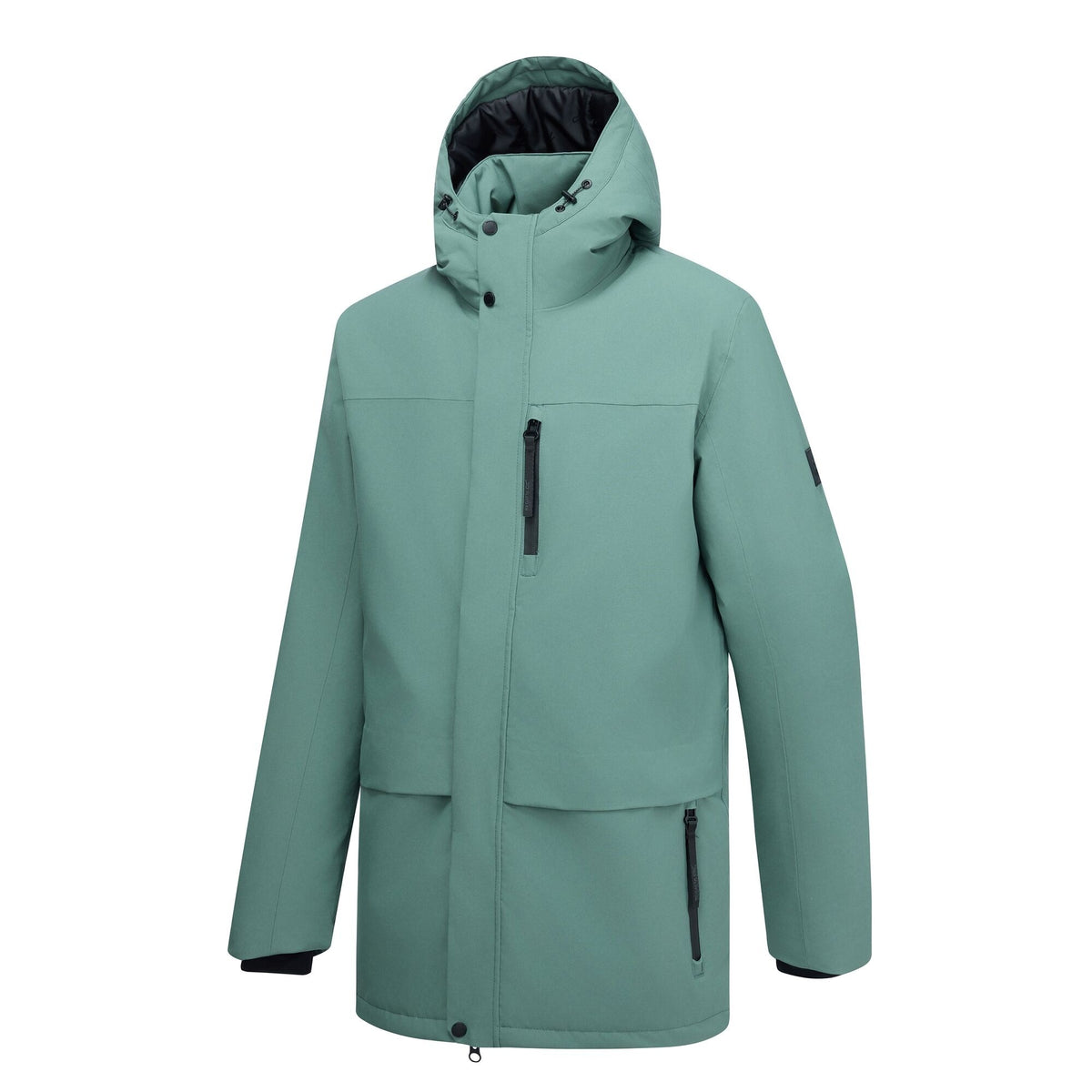 Dark Forest Green - Side - Regatta Mens Baylon Waterproof Insulated Jacket
