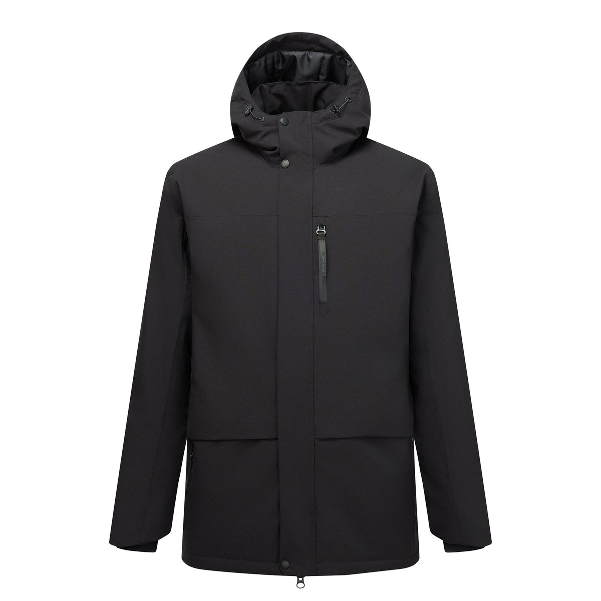 Black - Front - Regatta Mens Baylon Waterproof Insulated Jacket