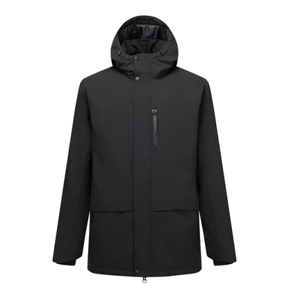 Black - Front - Regatta Mens Baylon Waterproof Insulated Jacket