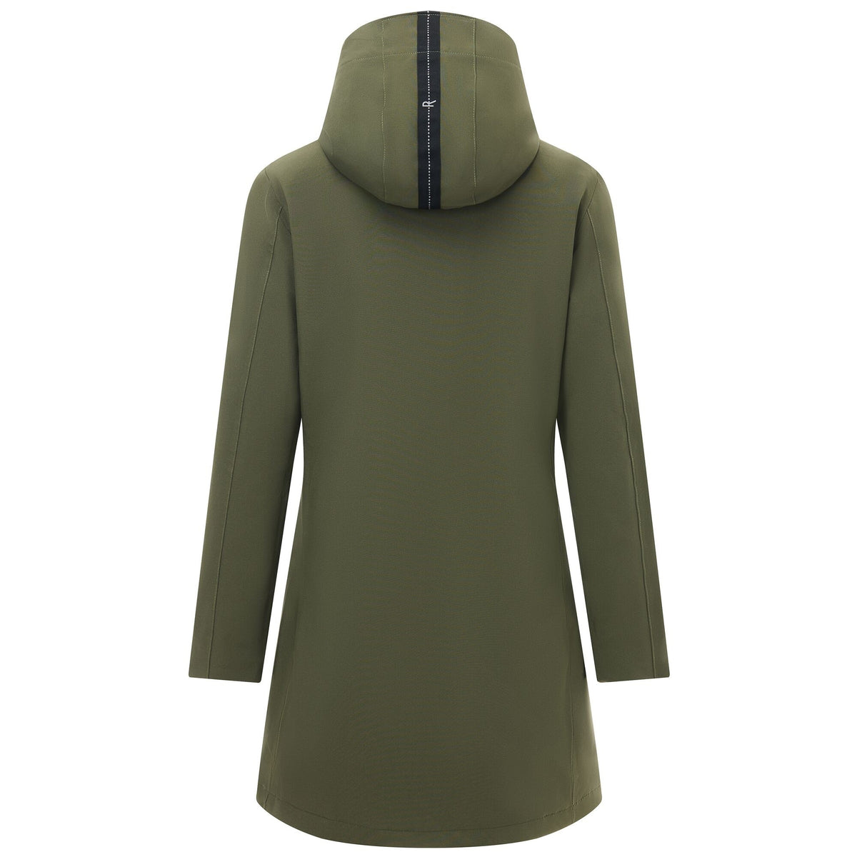 Dark Khaki-Black - Back - Regatta Womens-Ladies Denbury 3 in 1 Jacket