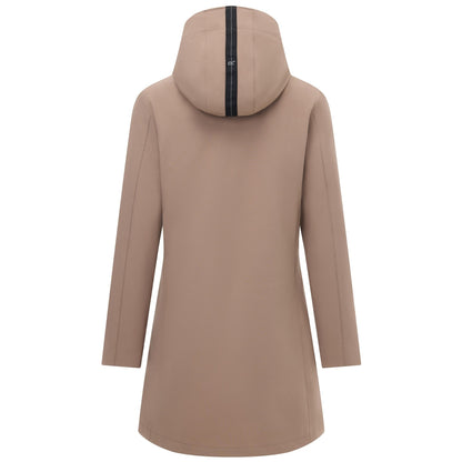 Mocha-Light Vanilla - Back - Regatta Womens-Ladies Denbury 3 in 1 Jacket
