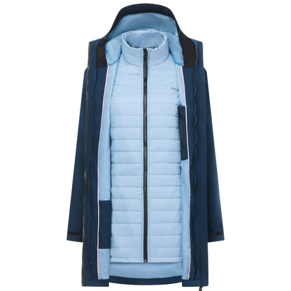 Navy-Dusky Blue - Lifestyle - Regatta Womens-Ladies Denbury 3 in 1 Jacket