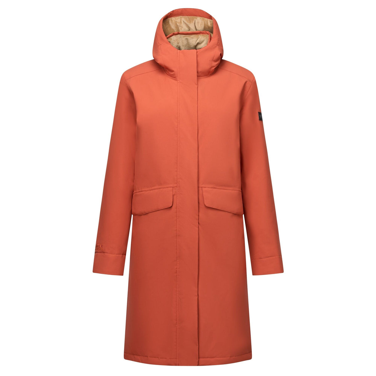 Brick-Barleycorn - Front - Regatta Womens-Ladies Ramona Waterproof Jacket