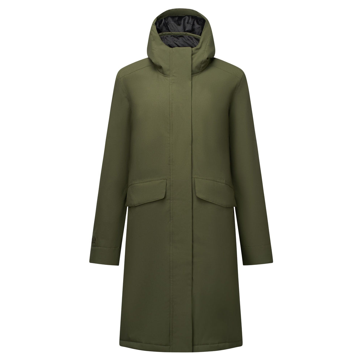 Dark Khaki-Black - Front - Regatta Womens-Ladies Ramona Waterproof Jacket